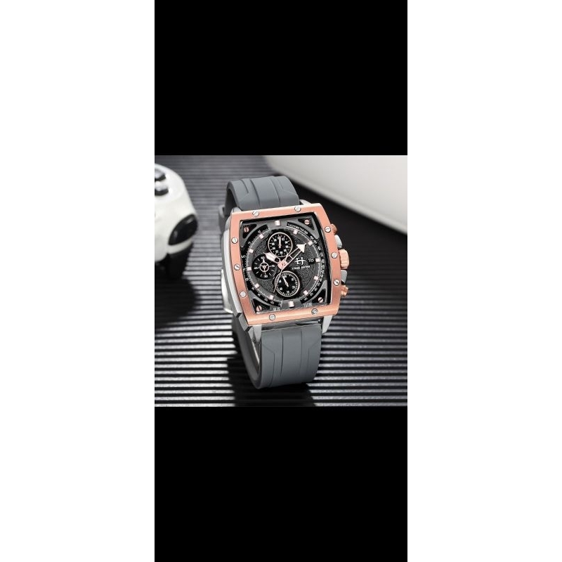 JAM TANGAN PRIA EVANS JAYDEN 9463-1 CHRONO AKTIF STRAP RUBBER