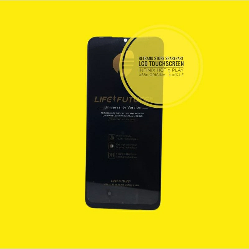 LCD TOUCHSCREEN INFINIX HOT 9 PLAY X680 ORIGINAL 100% LF LIFE FUTURE