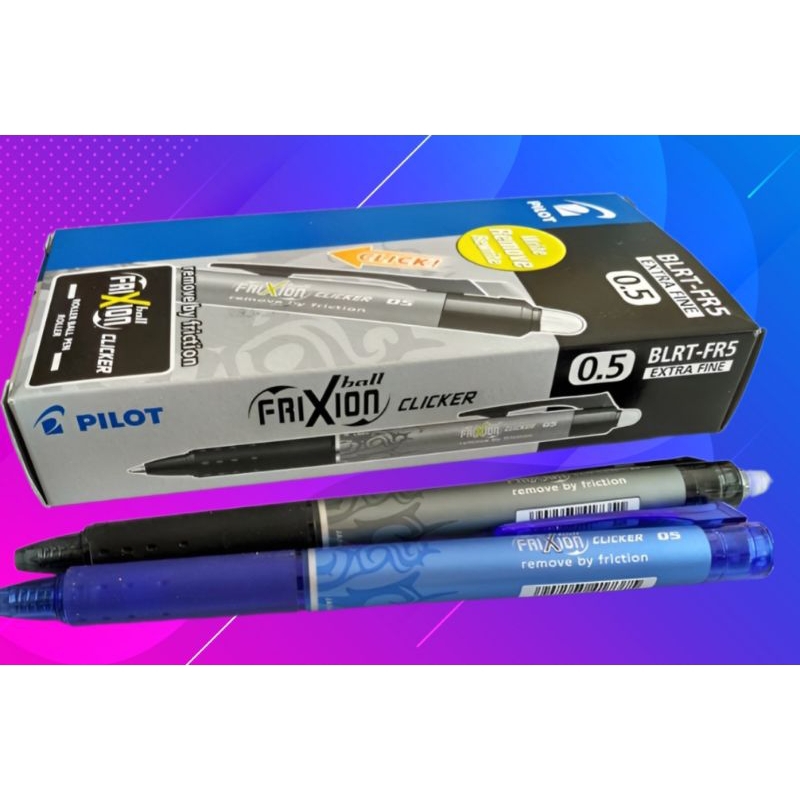 

pulpen pilot frixion clik 0.5/0.7 (bisa dihapus)