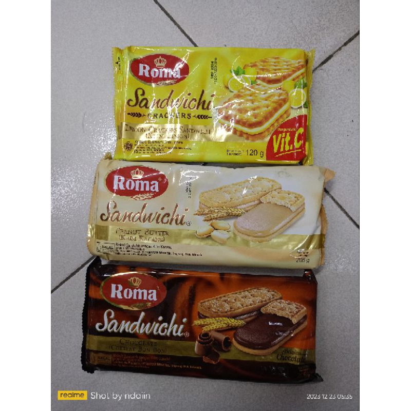 

Roma Sandwichi Cokelat Kacang Lemon 189Gr