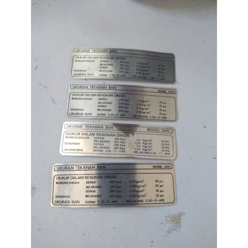 Stiker Ketengkas Tutup Rantai Honda Prima Star Grand