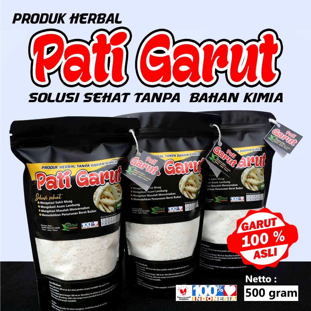 

Pati Garut dari umbi garut ASLI Organik Solusi Asam Lambung / Maag / Gerd