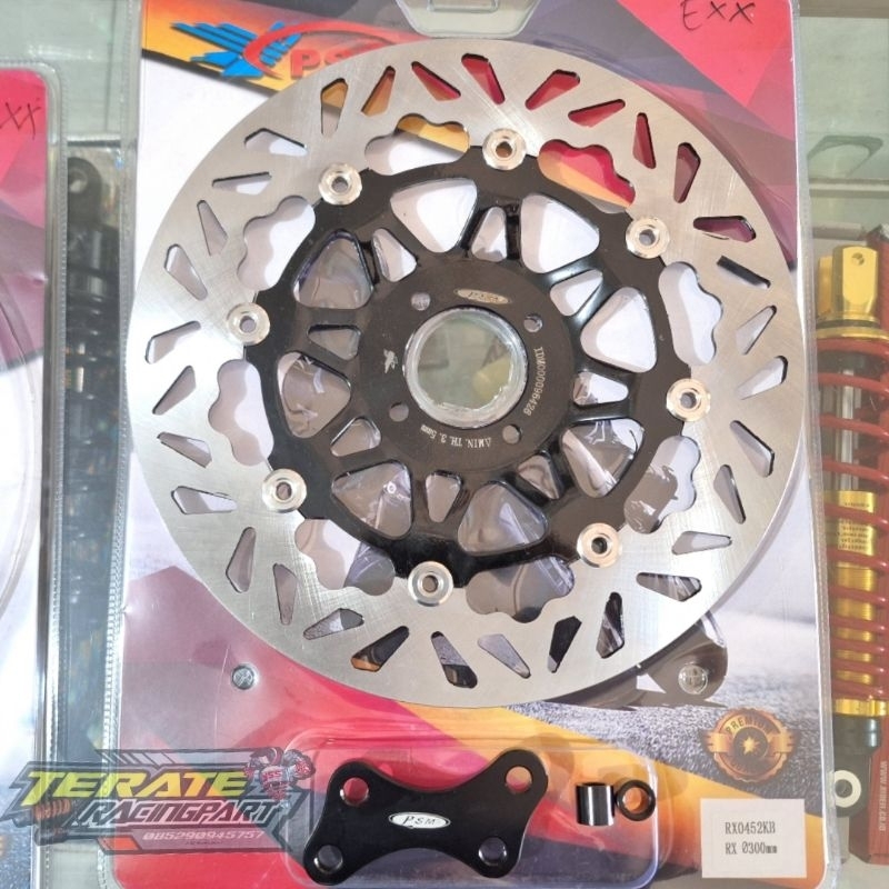 Disc piringan PSM Set Breket Rx king New Ori PSM 300mm