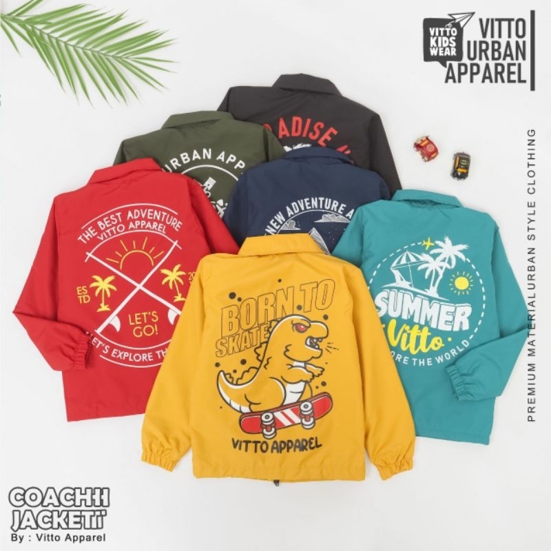COACH JACKET || JAKET ANAK LAKI-LAKI