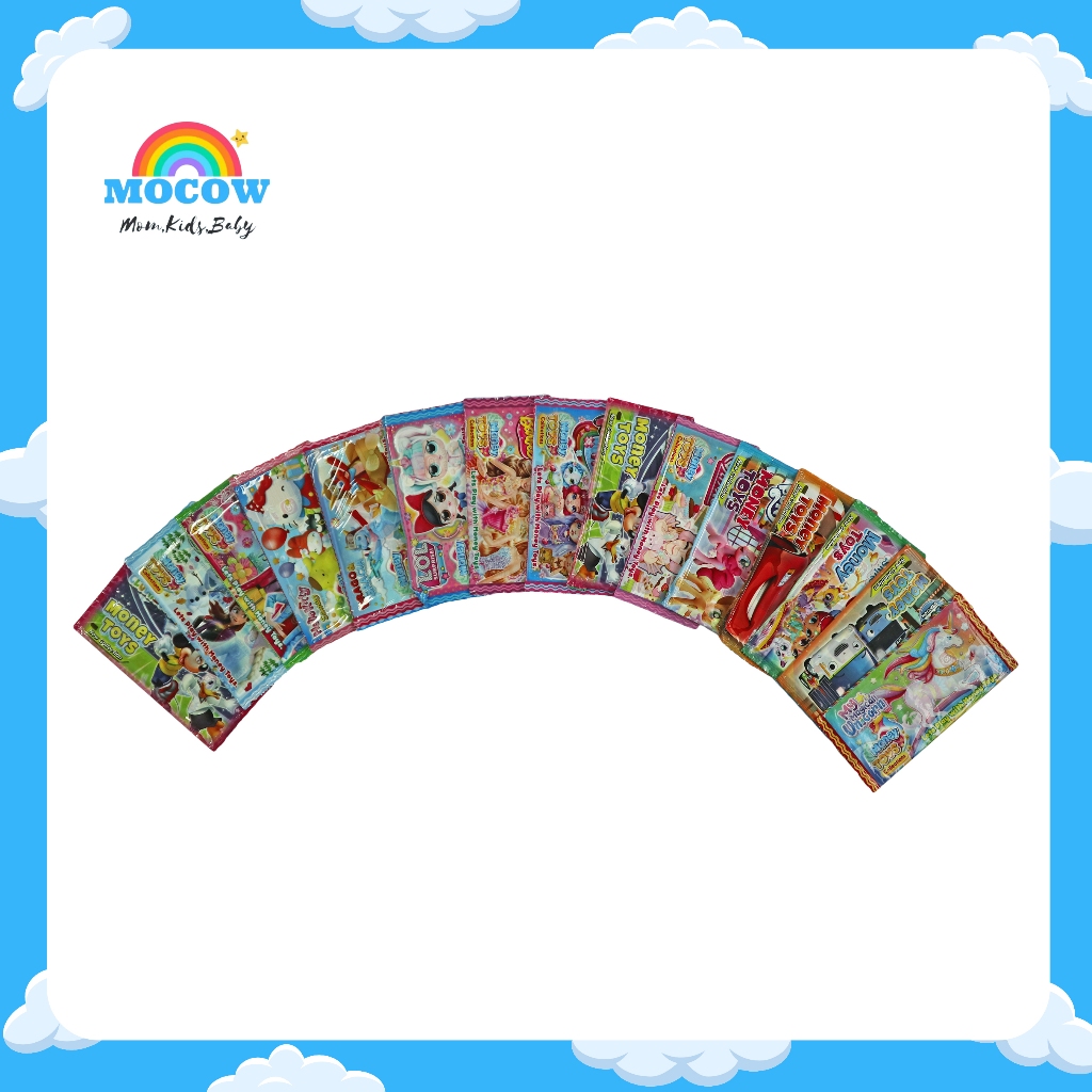 MONEY TOYS KARAKTER KARTUN / MAINAN UANG KERTAS KARAKTER
