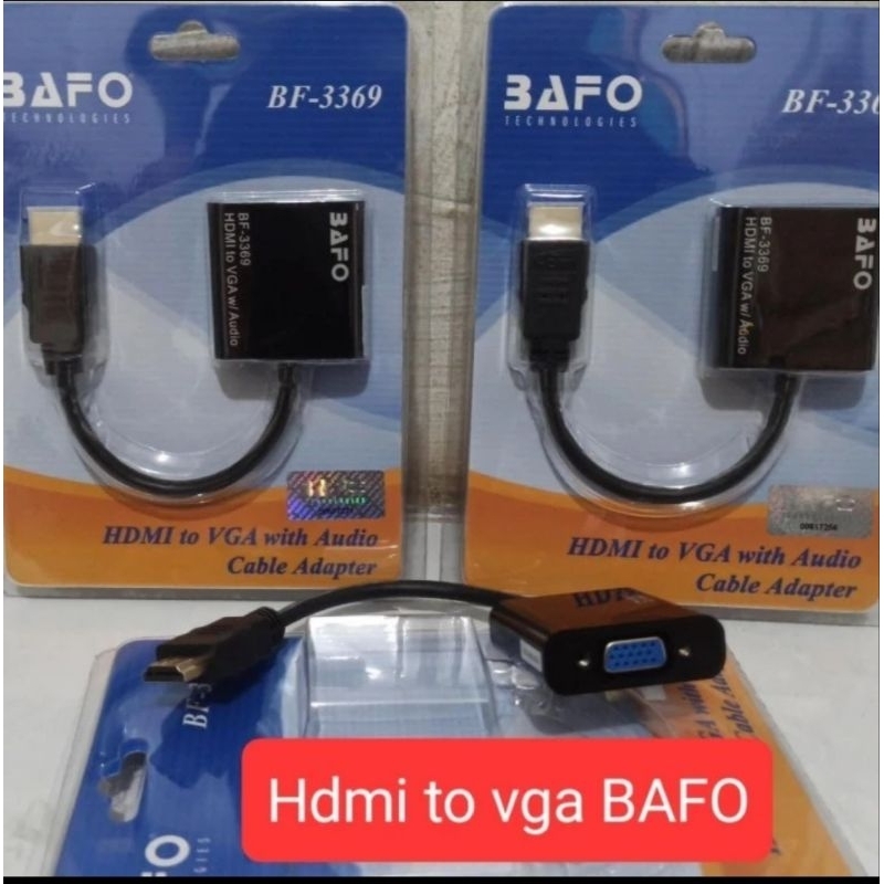 HDMI TO VGA BAFO+AUDIO