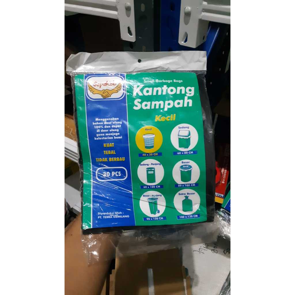 Kantong Sampah Plastik Kecil Ukuran 40 x 50 cm, Plastik Sampah 30x40cm
