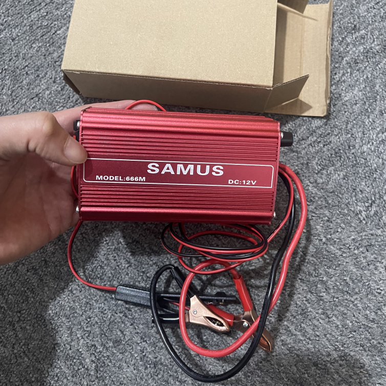 Ready!!! SAMUS Mini portabel 666M 3000W 12V IGBTOutput Inverter Booster Elektronik Tegangan Tinggi