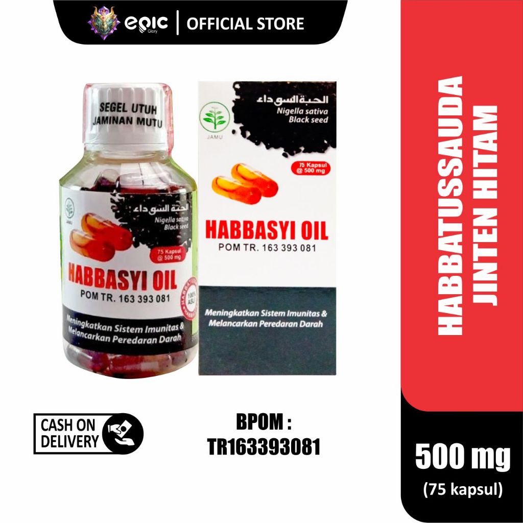 

habbatussauda jinten hitam 75 kapsul