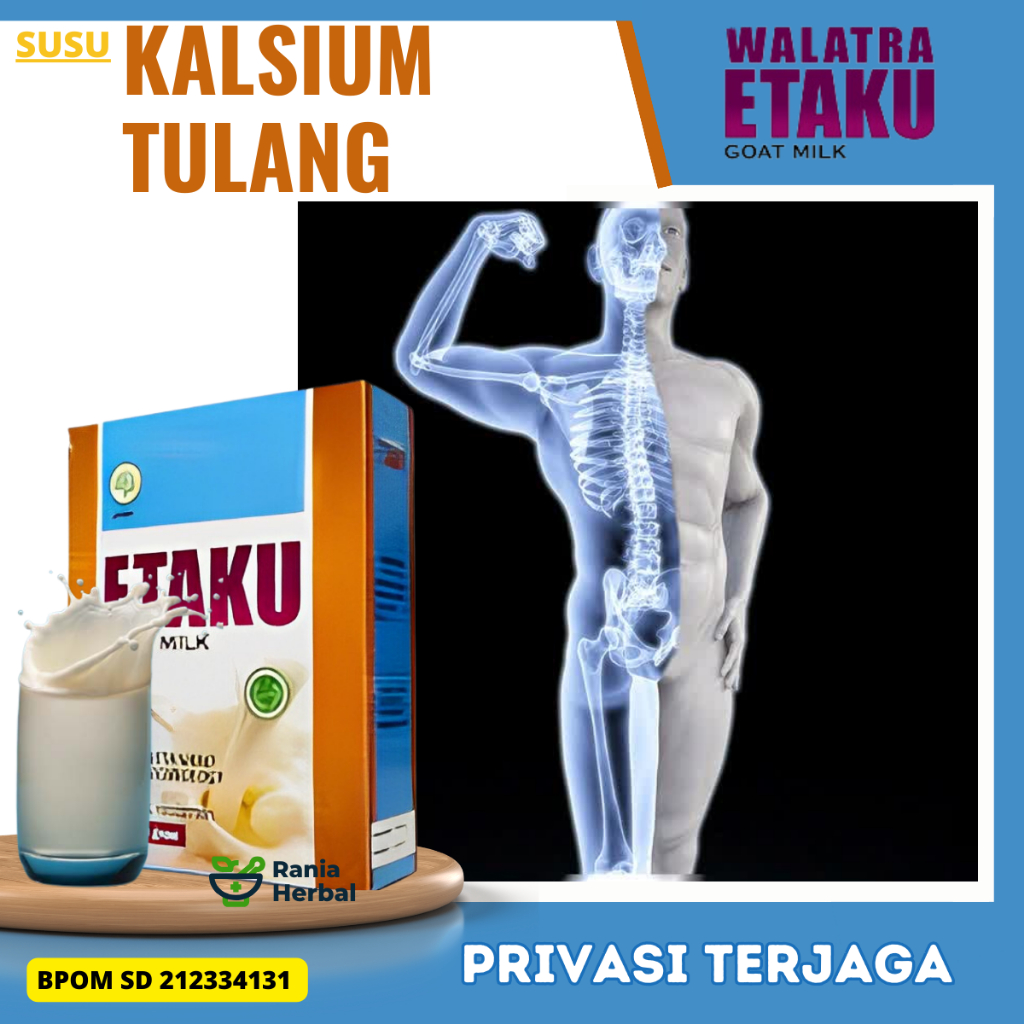 Susu Kalsium Tulang Anak Dan Dewasa, Obat Patah Tulang, Tulang Retak, Obat  Osteoporosis, Obat Penga