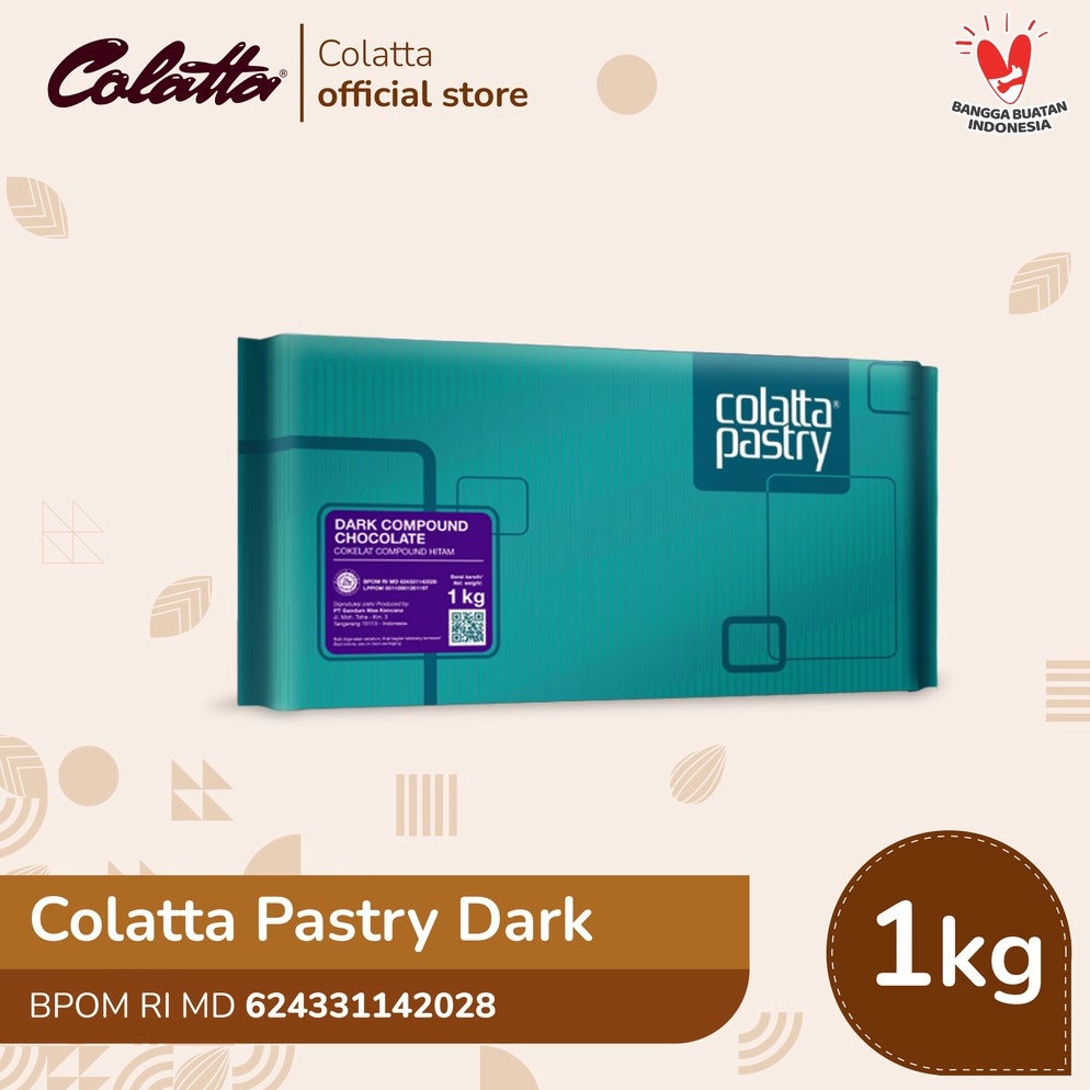 

I15 Colatta Pastry Chocolate Dark Coklat Batang 1Kg 14