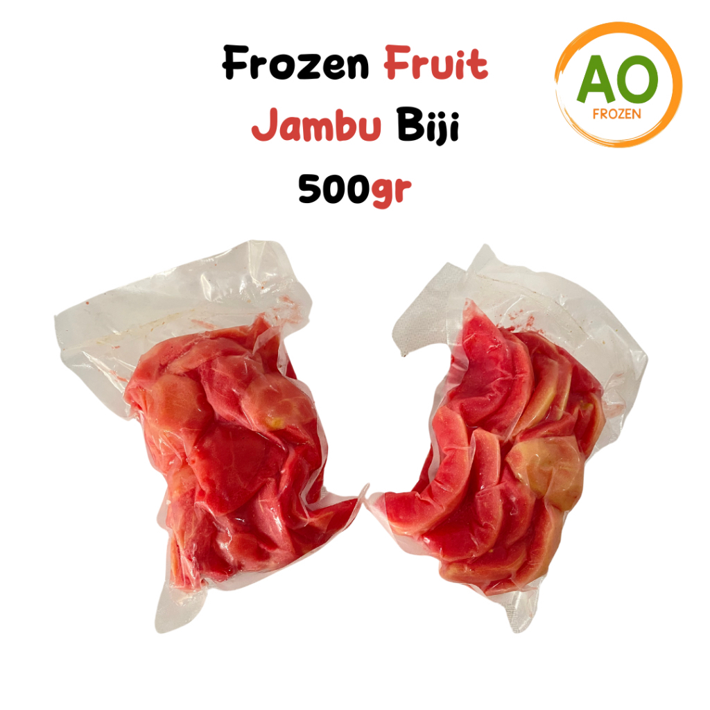 

Jambu biji tanpa kulit dan biji 500gr buah beku/ frozen