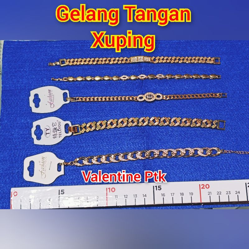 Gelang Tangan Xuping | Sisik Naga Xuping | Gelang Lipan Xuping | Xuping | Gelang Tangan Bahan Xuping