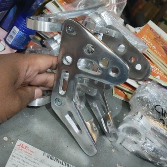 Kupingan Pangkon Lampu Depan RX King Model Ori Breket Bracket Dudukan Headlamp RK King