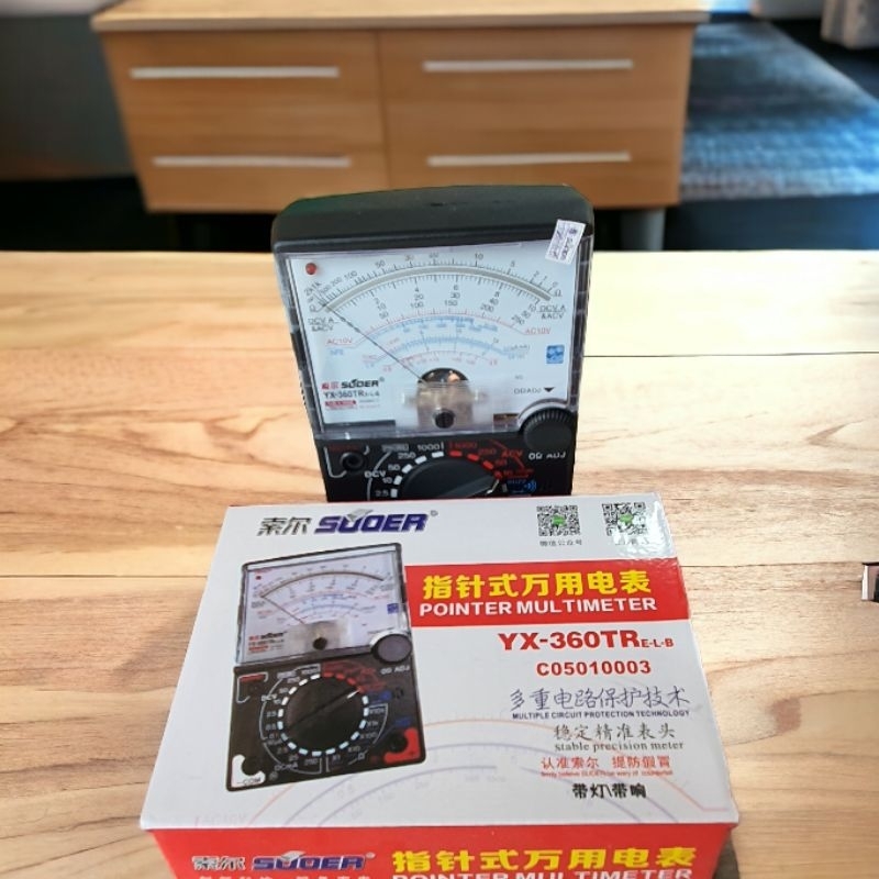 MULTIMETER JARUM MULTITESTER TESTER ANALOG  YX-360TR SUOER