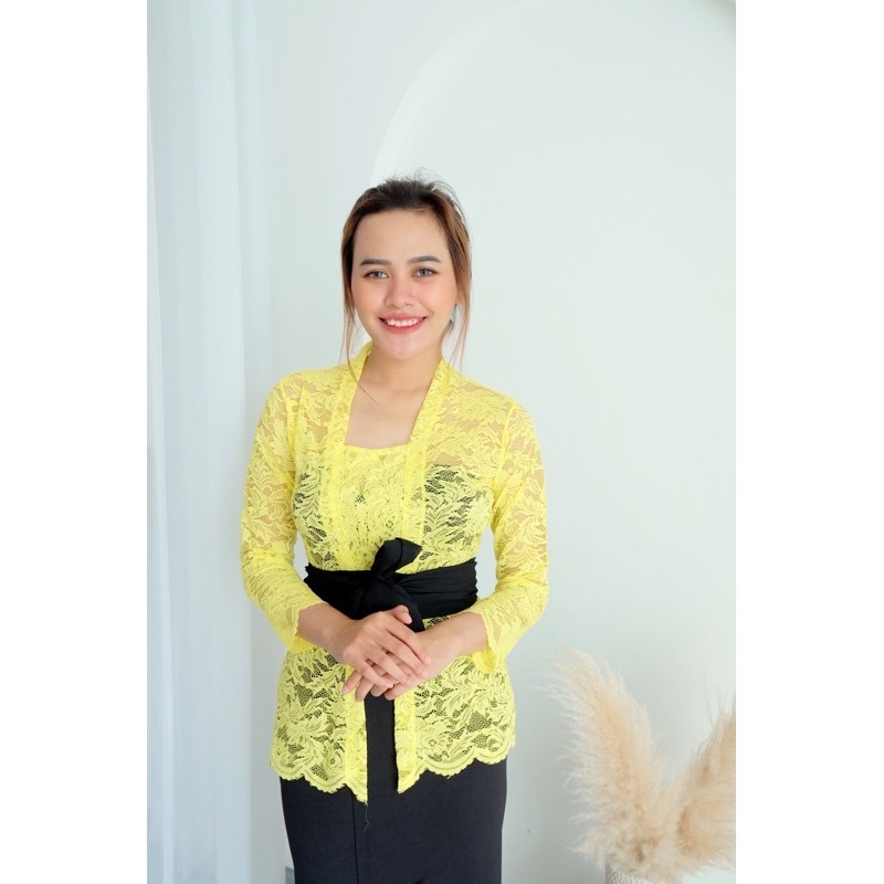 BAJU TRADISIONAL KEBAYA BROKAT/KEBAYA KUTU BARU TANPA KANCING/KEBAYA WISUDA REMAJA/KEBAYA KARTINIAN 