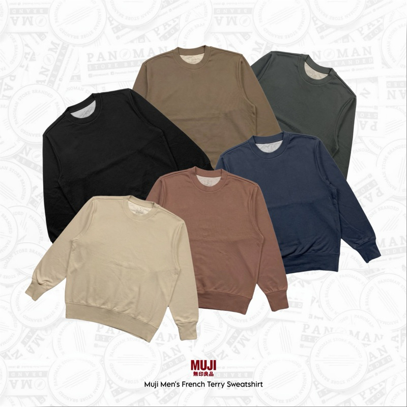 SWEATER MUJI ORIGINAL / CREWNECK BASIC MUJI