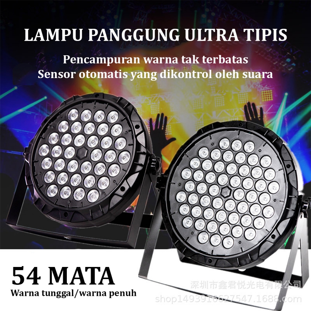 Fast_Buying Lampu Panggung Parled 54 Lighting Sorot Panggung Lampudisco