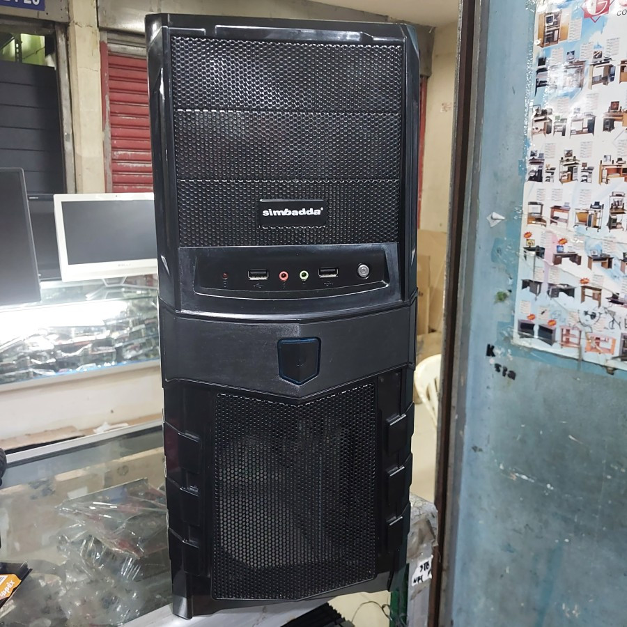 casing komputer rakitan simbadda + psu powersupply 380watt
