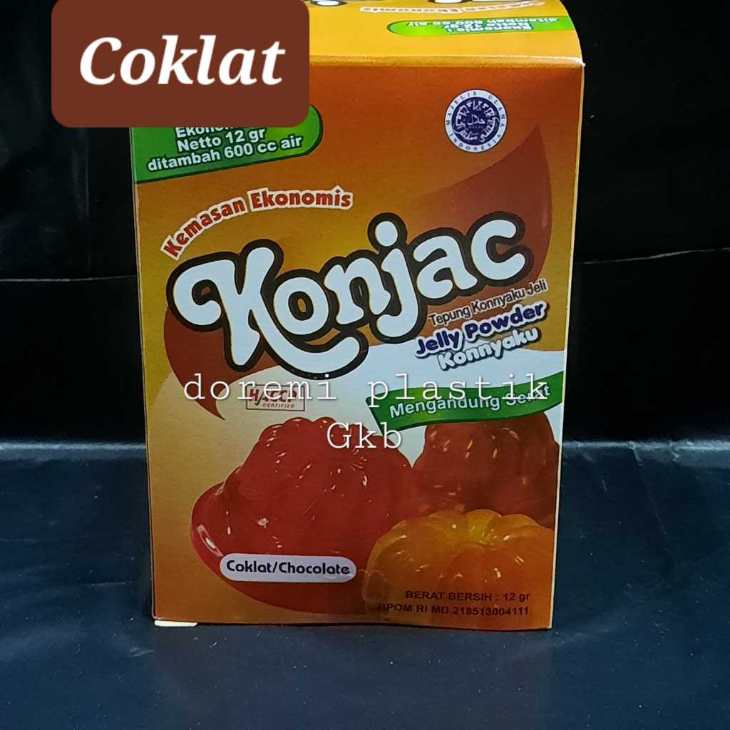 

Konjac Jelly powder coklat 12g / Konjac Chocolate / Jeli Konjac coklat