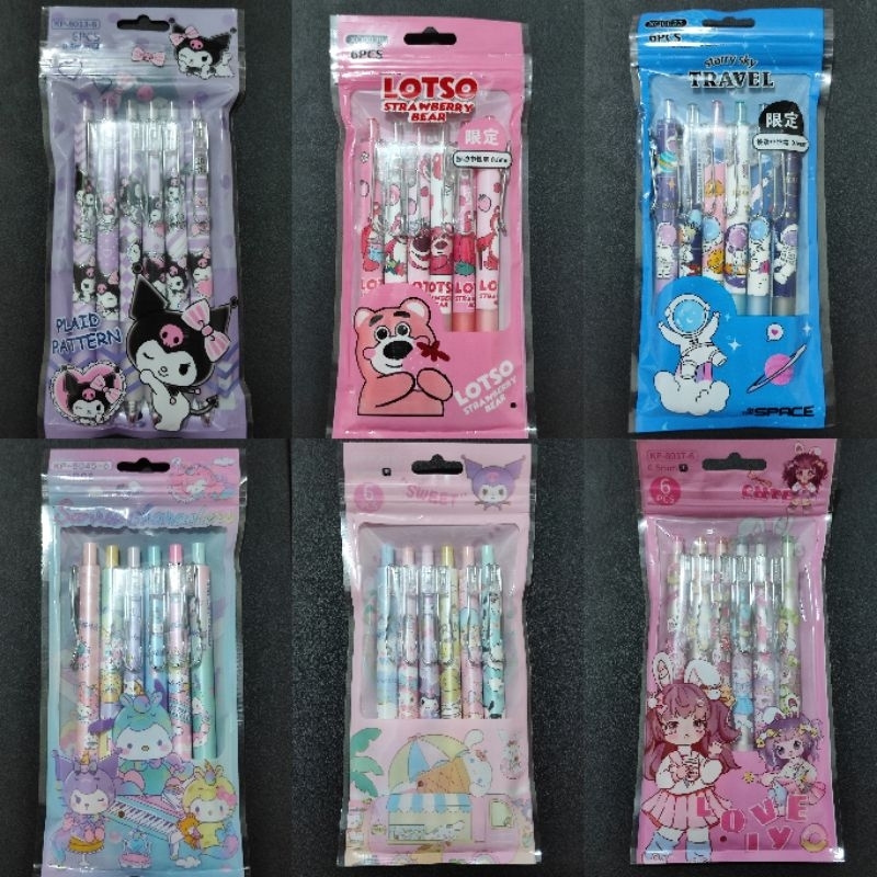 

Pen Cetek Pouch isi 6 karakter