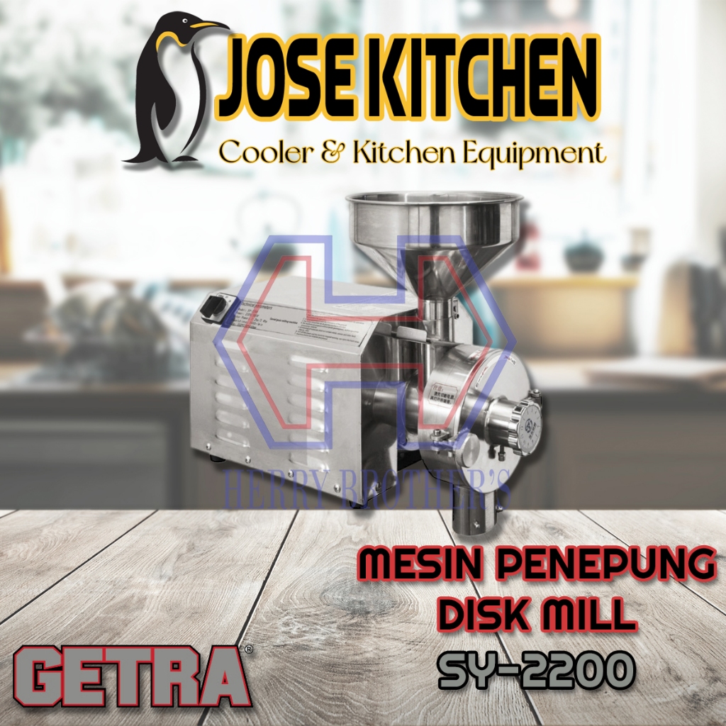 GETRA DISC MILL/MESIN PENEPUNG KHUSUS KERING SY-2200 / SY 2200 / SY2200