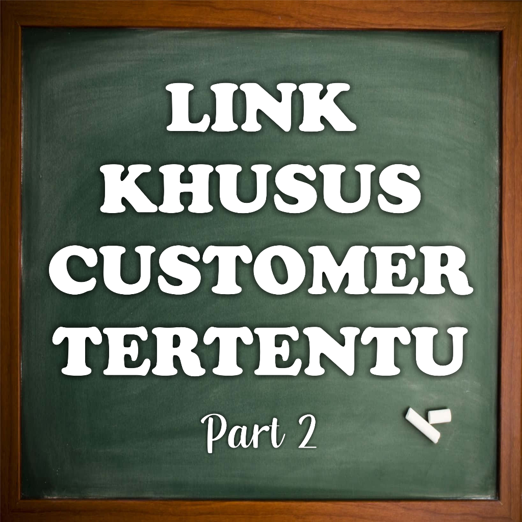 

LINK PEMBELIAN KHUSUS Part 2