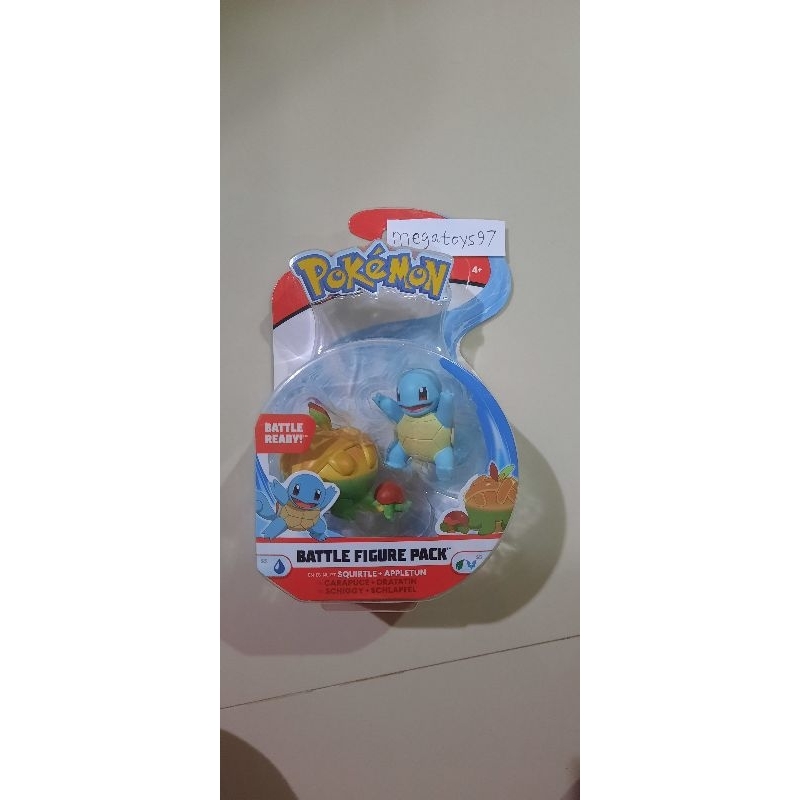 Pokemon Battle Figure Squirtle Appletun Jazwares wct