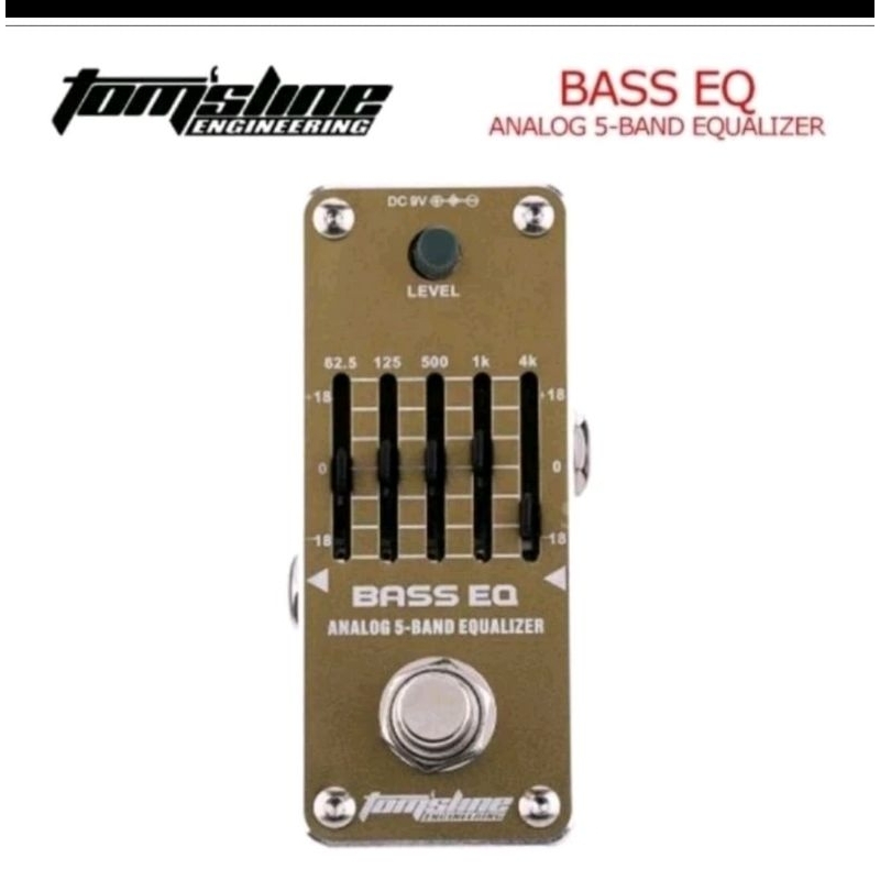 Pedal Efek Gitar Bass Tomsline AEB-3 Bass EQ aeb3 Aroma