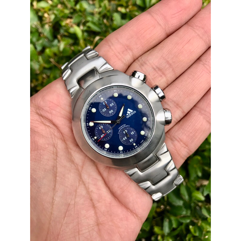 jam tangan adidas chronograph original adidas 10-0154 vintage watch bekas original jam tangan adidas