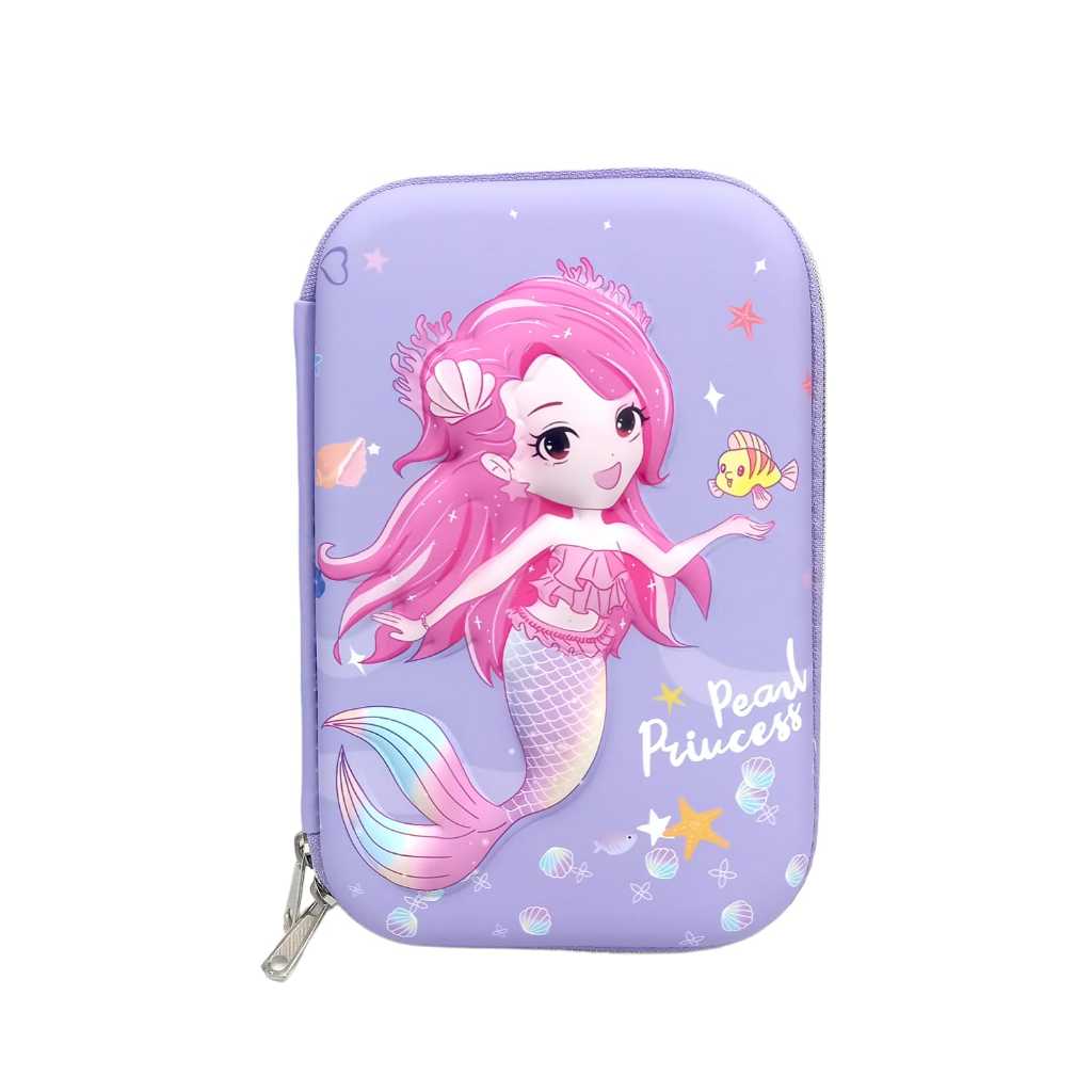 

RB BLINGBERRY Kotak Pensil 3D Timbul Mermaid Kekinian Tempat Pensil 3D Mermaid Dosgrip Anak Kado