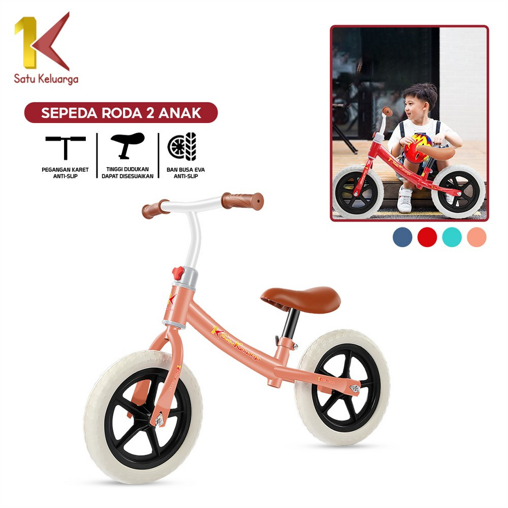 Satu Keluarga Sepeda Keseimbangan Anak M261 Mainan Anak Sepeda Balance Bike Tanpa Pedal Anak Roda 2 / Sepeda Push BikeRide On Toys