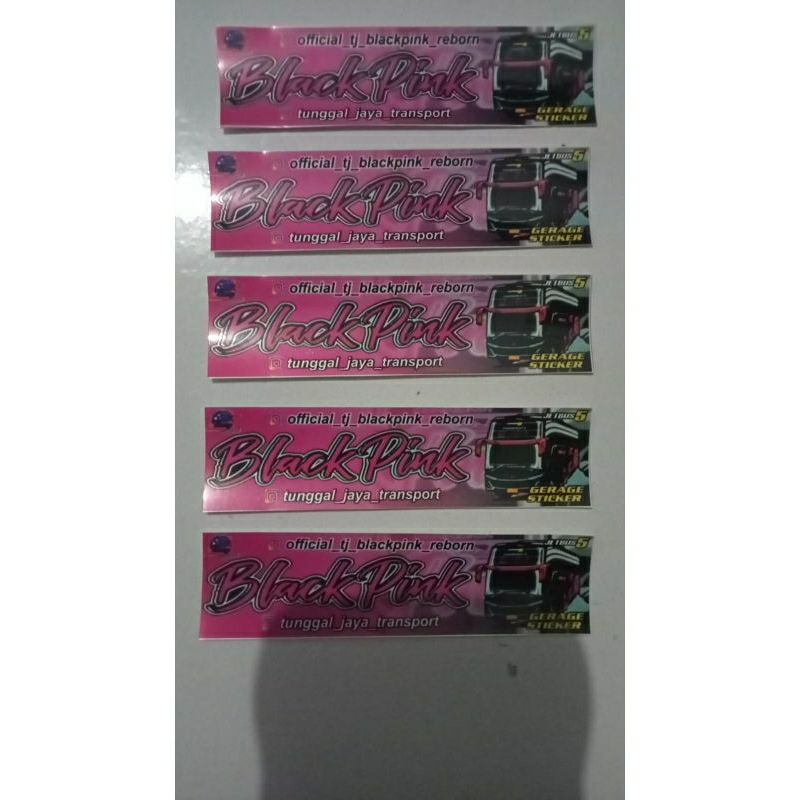 

stiker bus blackpink jb5