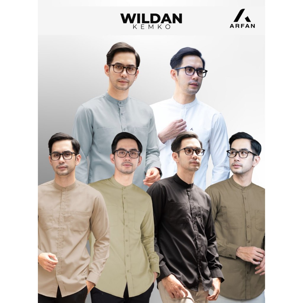 WILDAN KEMKO ORIGINAL ARFAN AUDINA || KOKO/KEMEJA PRIA DEWASA || KOKO/KEMEJA LENGAN PANJANG BISA COD