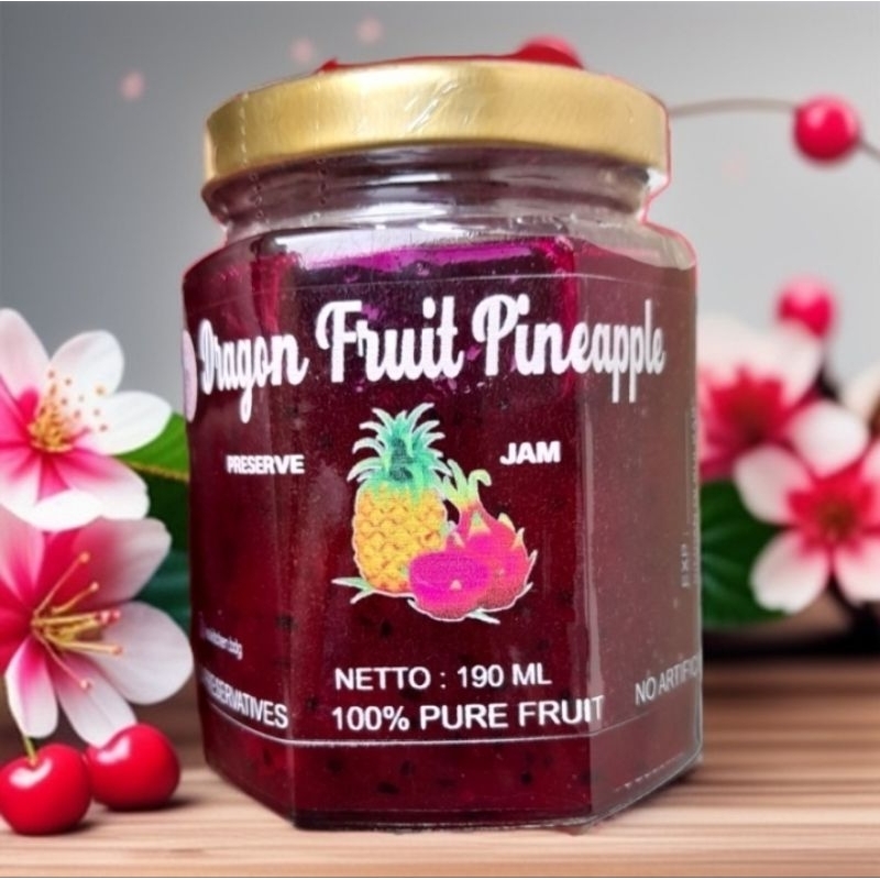 

PRESERVE JAM SELAI DRAGON FRUIT PINEAPPLE