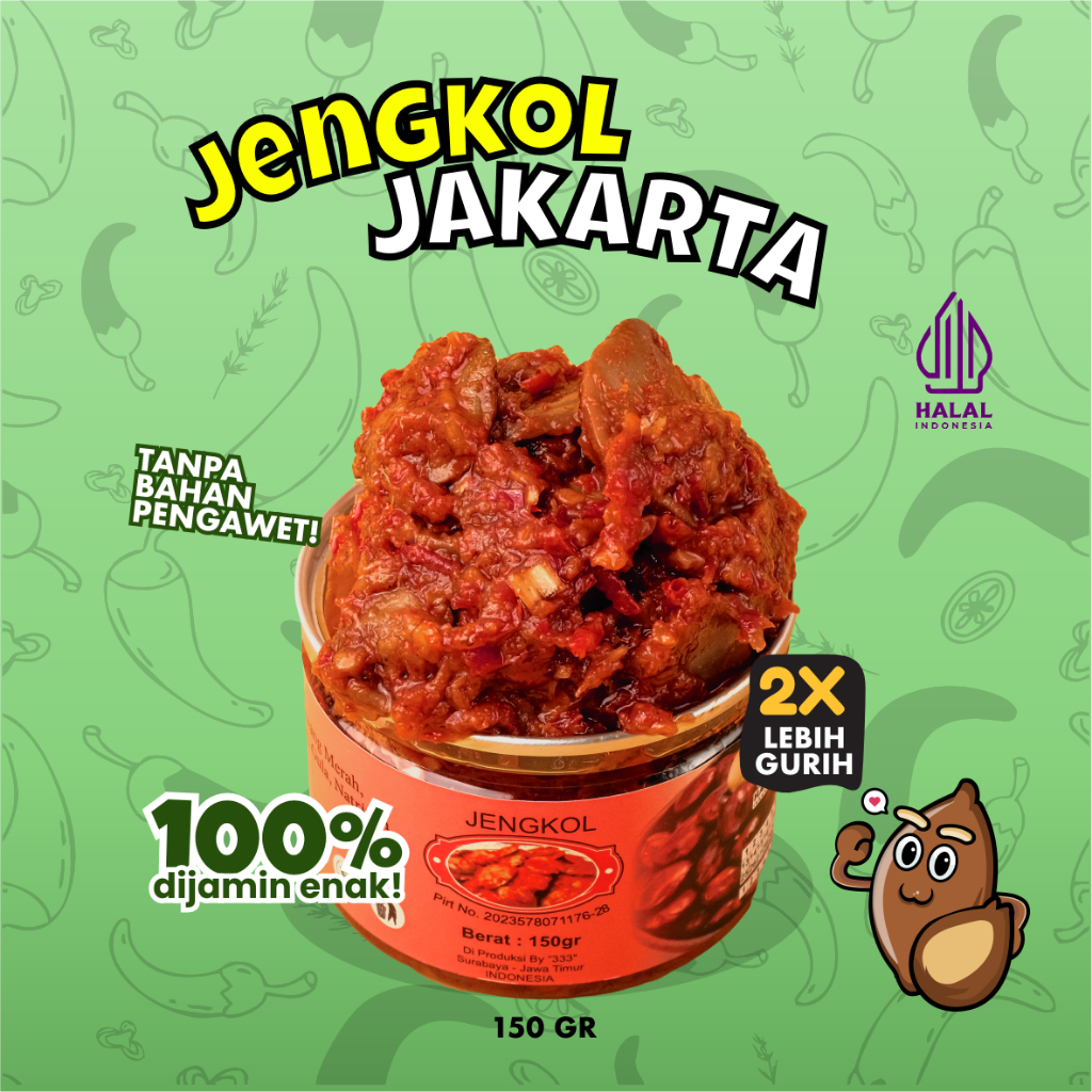 

Grace Sambel - Sambal Jengkol Jakarta 150 gr