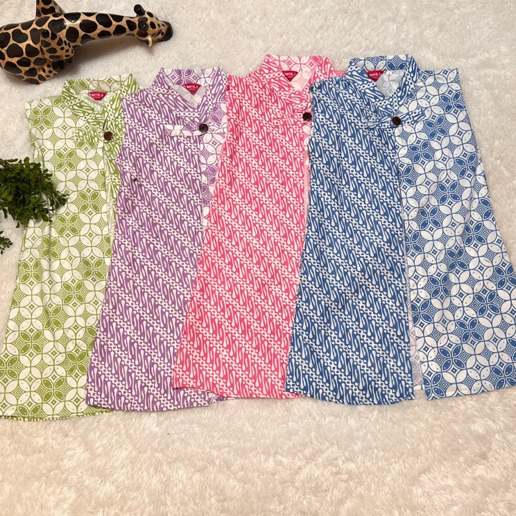 Penawaran Spesial Bulan Ini OUTER BATIK ANAK KAWONG KERAH SANGHAI LONG OUTER CARDIGAN BATIK ANAK UNG