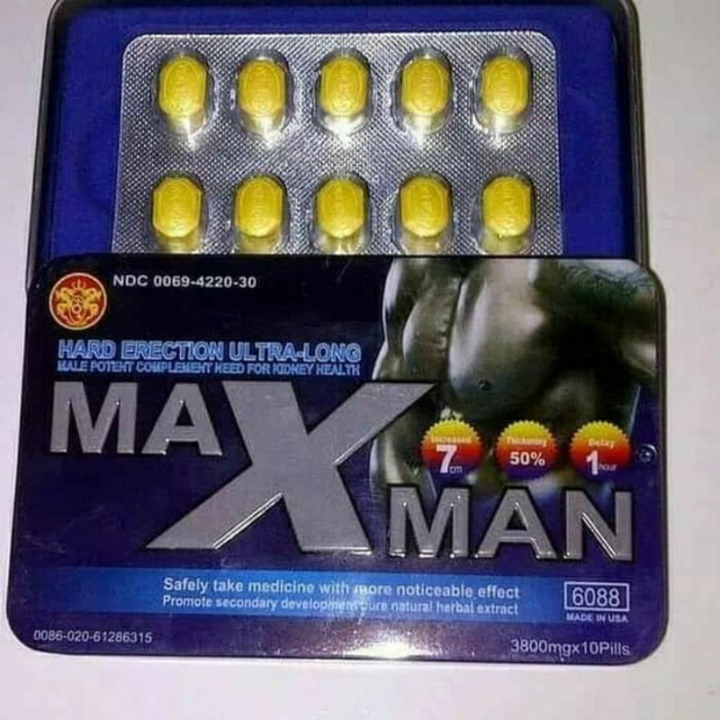 MAXMAN ORIGINAL OBAT KHUSUS PRIA (KUAT)