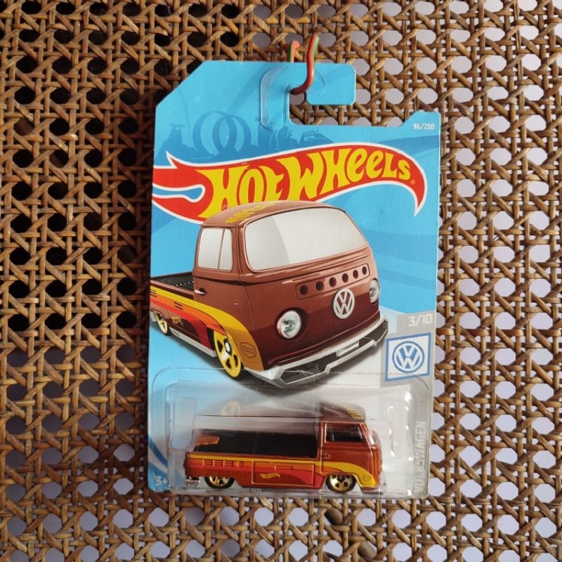 hotwheels hw volkswagen vw t2 pickup coklat brown