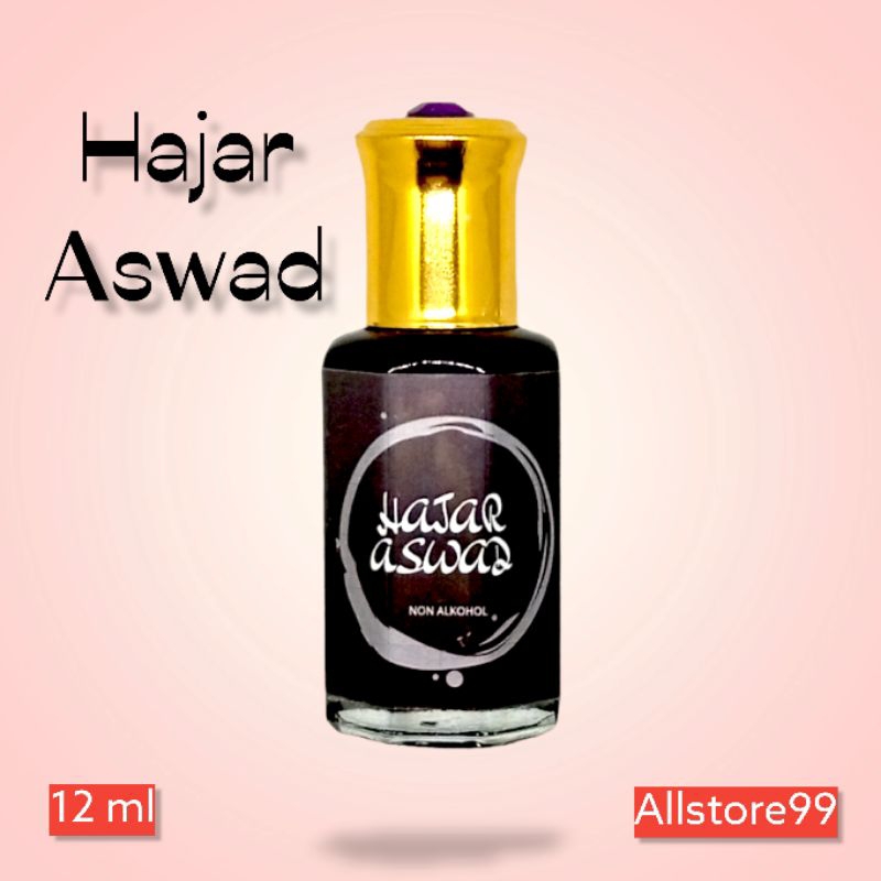 PARFUM HAJAR ASWAD ASLI 12 ML