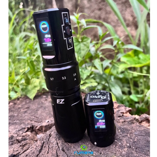 Mesin Tattoo Rotary Pen Cartridge Wireless EZ P3 PRO - 2 Power