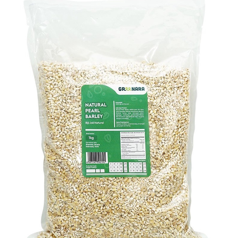 

TIPE XGF815 Biji Jali Jali 1kg Natural Pearl Barley
