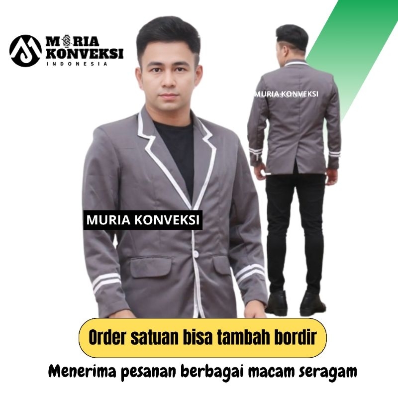 READY STOK Jas Formal Almamater Osis (Bisa Tambah Bordir)