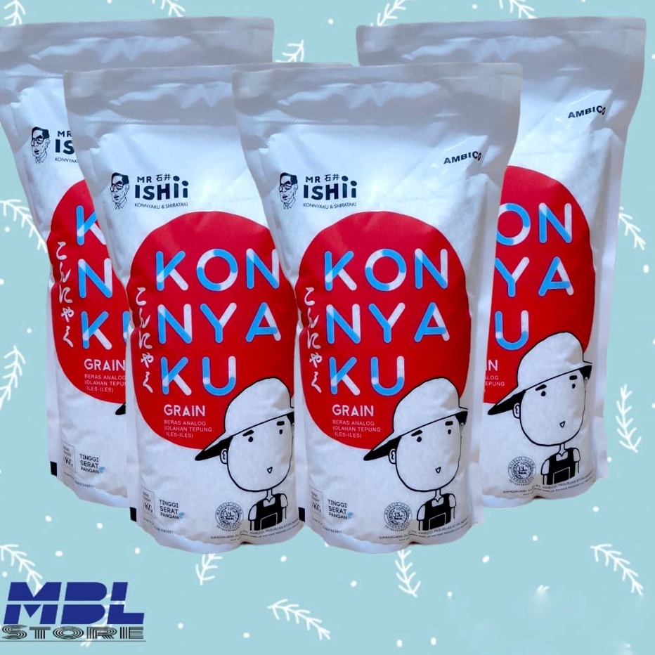 

Ready Beras Shirataki 1 gram 1kg cocok untuk diet keto
