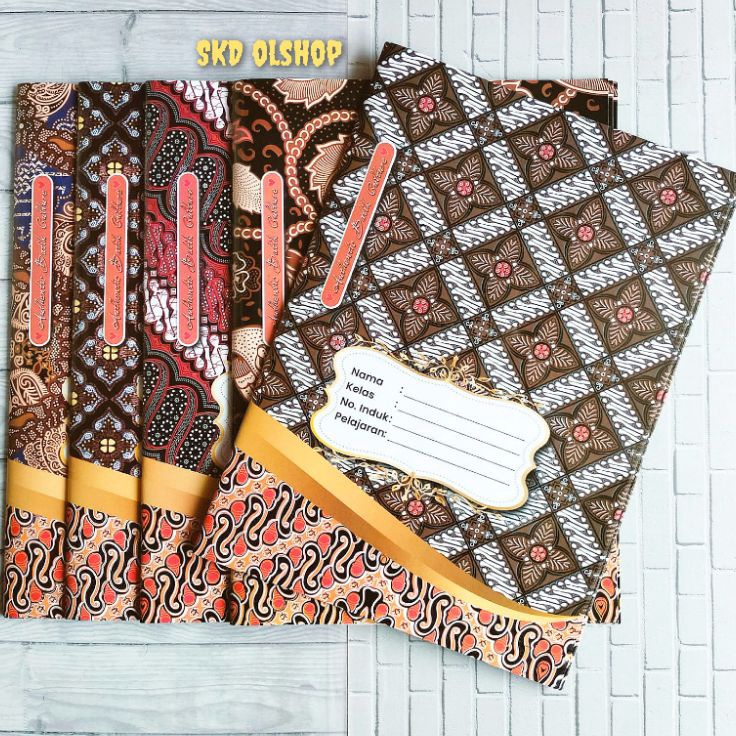 

Terkini Sampul buku tulis Batik ukuran BOXY maxy besar ukuran Buku Campus isi 1 lembar