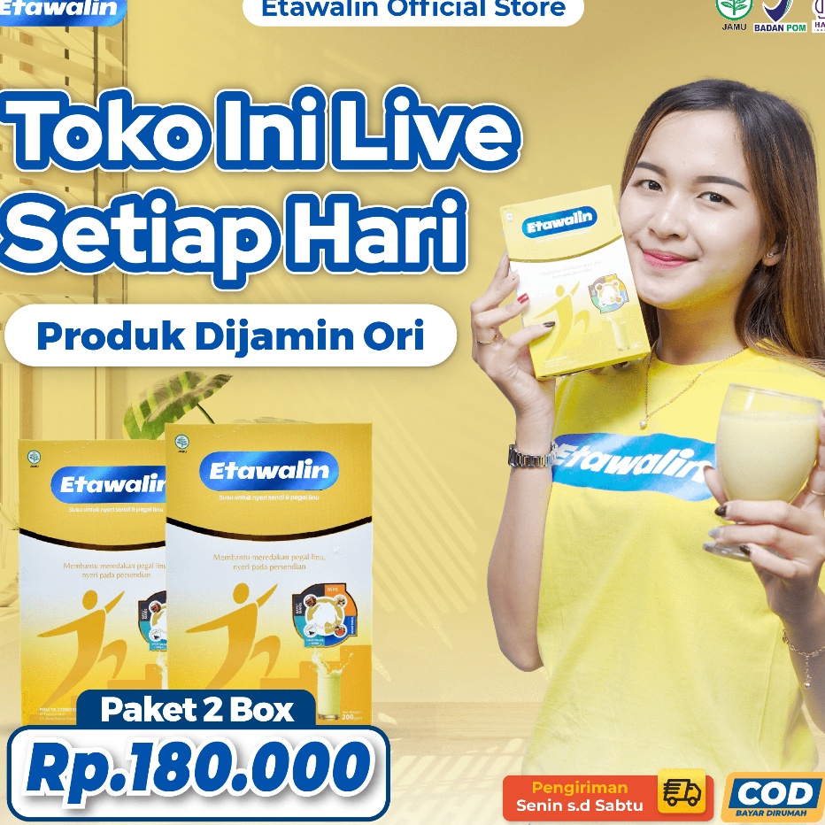 

Etawalin Susu Kambing Etawa Solusi Asam Urat Dan Nyeri Sendi Official 2 Box