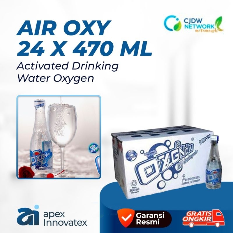 

Air OXY CJDW Activated Drinking Water Oxygen Dus Isi 24 x 470 ml