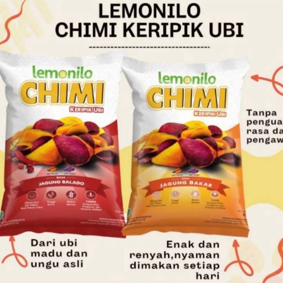 

Lemonilo Chimi Keripik Ubi 1 Bks 125 Gr
