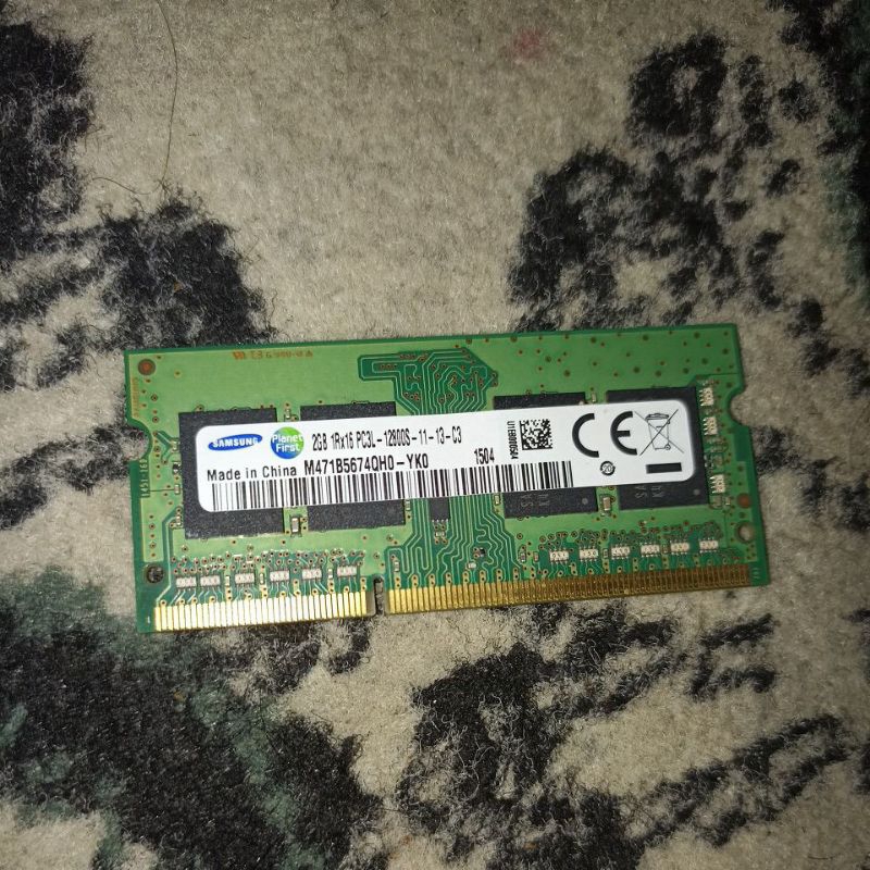 Ram ddr3l 2gb 12800s
