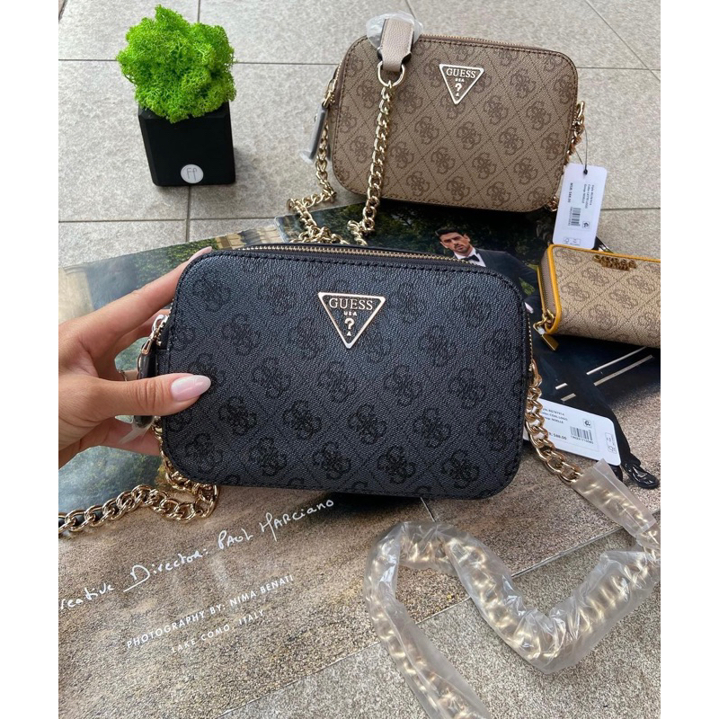 guess noelle camera bag